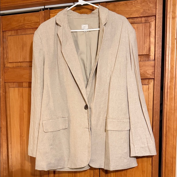 a new day Jackets & Blazers - a new day Light Beige Single-Button Women's Blazer